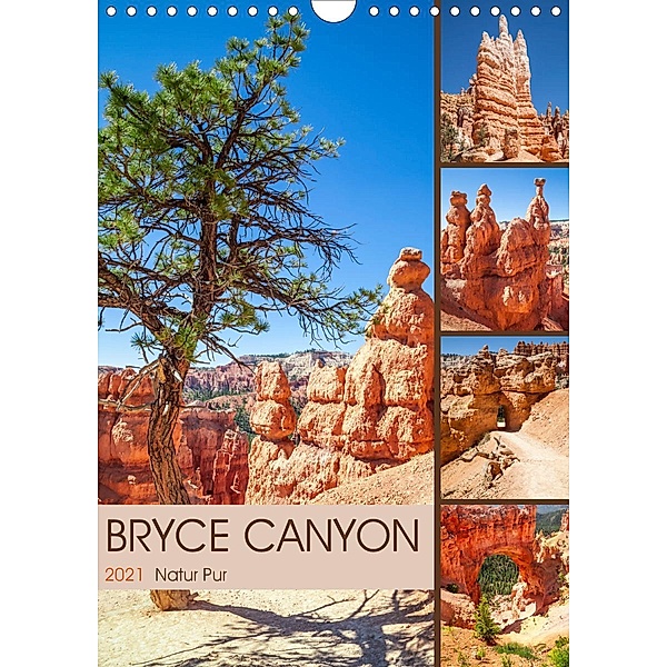 BRYCE CANYON Natur Pur (Wandkalender 2021 DIN A4 hoch), Melanie Viola