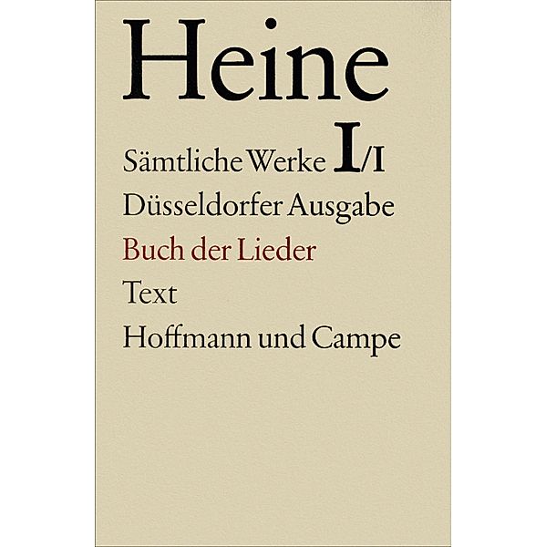 Buch der Lieder, Heinrich Heine