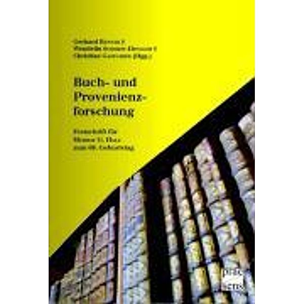 Buch- und Provenienzforschung