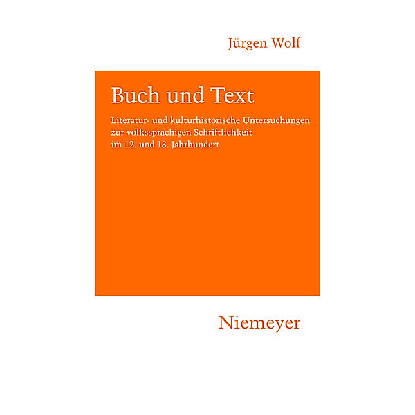 Buch und Text / Hermaea. Neue Folge Bd.115, Jürgen Wolf