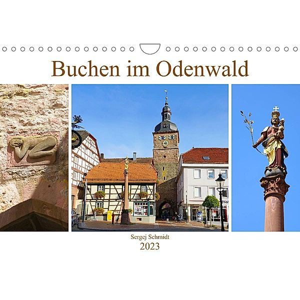 Buchen im Odenwald (Wandkalender 2023 DIN A4 quer), Sergej Schmidt