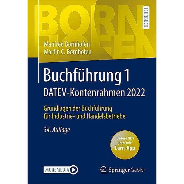 Buchführung 1 DATEV-Kontenrahmen 2022 / Bornhofen Buchführung 1 LB, Manfred Bornhofen, Martin C. Bornhofen