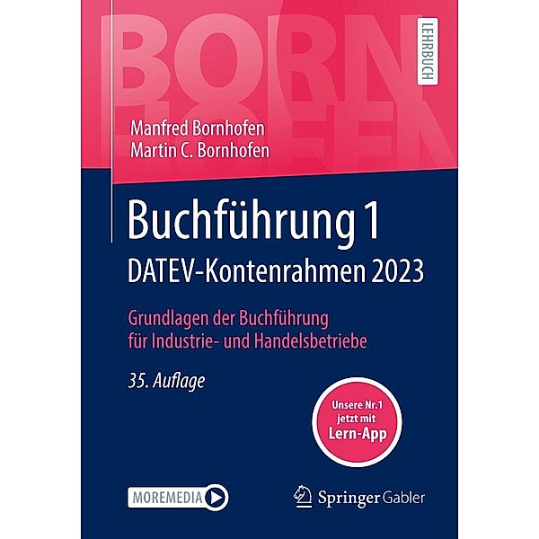 Buchführung 1 DATEV-Kontenrahmen 2023 / Bornhofen Buchführung 1 LB, Manfred Bornhofen, Martin C. Bornhofen