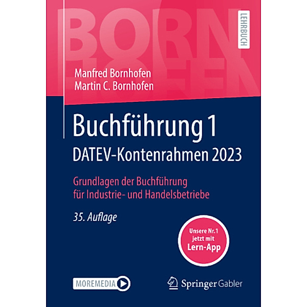 Buchführung 1 DATEV-Kontenrahmen 2023, m. 1 Buch, m. 1 E-Book, Manfred Bornhofen, Martin C. Bornhofen