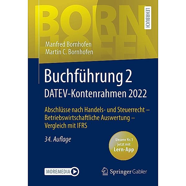 Buchführung 2 DATEV-Kontenrahmen 2022 / Bornhofen Buchführung 2 LB, Manfred Bornhofen, Martin C. Bornhofen