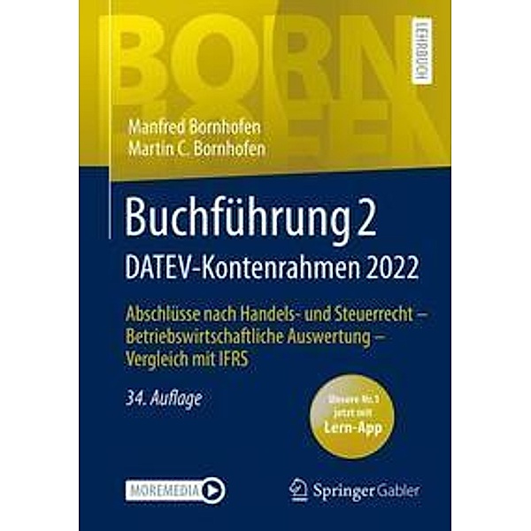 Buchführung 2 DATEV-Kontenrahmen 2022, m. 1 Buch, m. 1 E-Book, Manfred Bornhofen, Martin C. Bornhofen