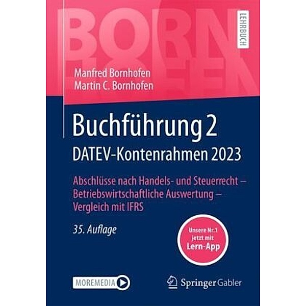 Buchführung 2 DATEV-Kontenrahmen 2023, m. 1 Buch, m. 1 E-Book, Manfred Bornhofen, Martin C. Bornhofen