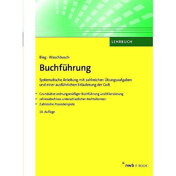 Buchführung, Hartmut Bieg, Gerd Waschbusch