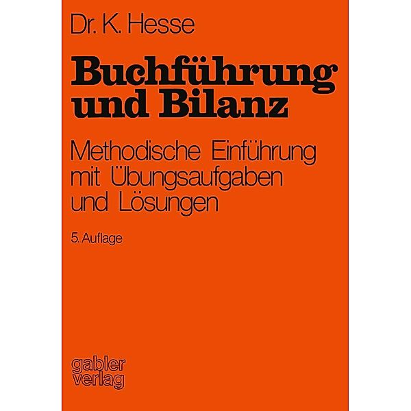 Buchführung und Bilanz, Kurt Hesse, Herbert Reuter