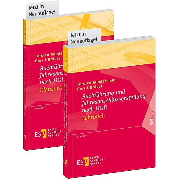 Buchführung und Jahresabschlusserstellung nach HGB - Lehrbuch + Klausurtraining, 2 Bde., Torsten Mindermann, Gerrit Brösel