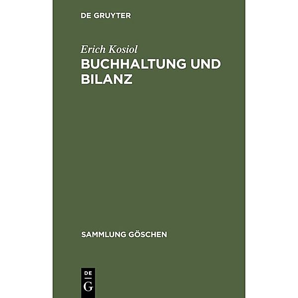 Buchhaltung und Bilanz, Erich Kosiol