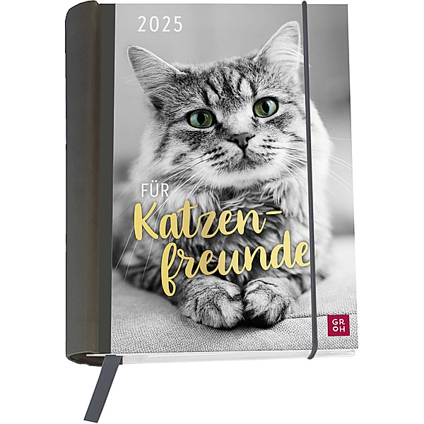 Buchkalender 2025: Für Katzenfreunde