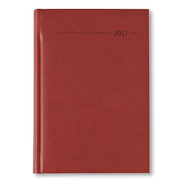 Buchkalender A5 2017 Tucson rot