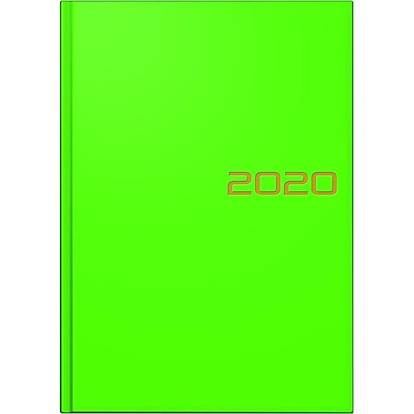 Buchkalender A5 grün 2020