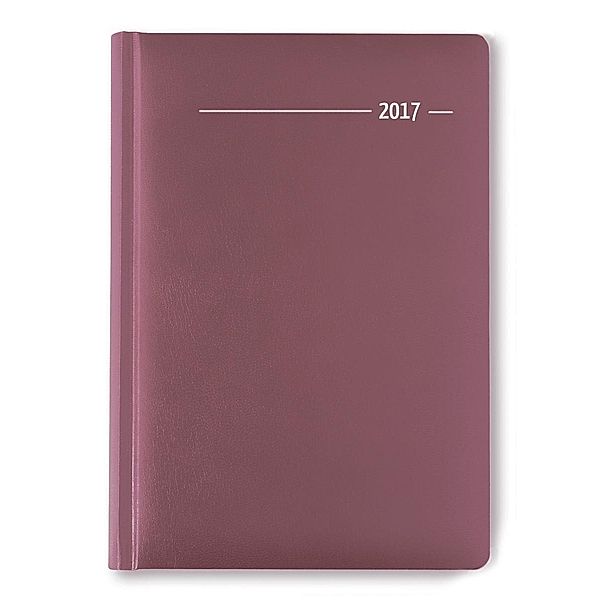 Buchkalender A6 Mini Sydney rosa 2017, ALPHA EDITION