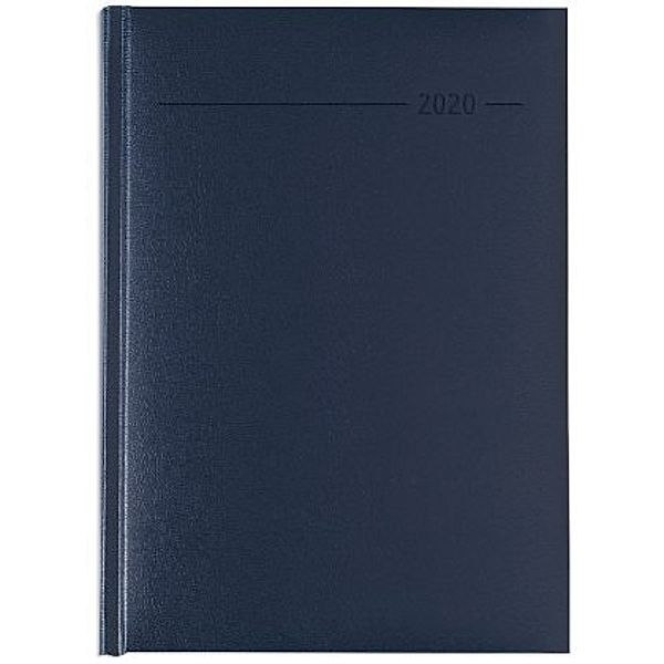 Buchkalender Balacron blau 2020, ALPHA EDITION