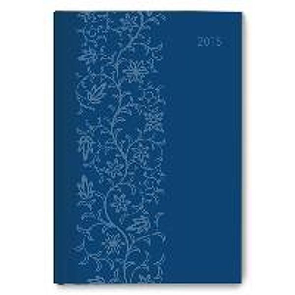 Buchkalender Blue Ornaments 2015