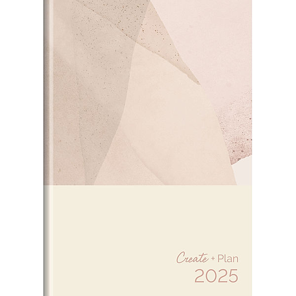 Buchkalender Create & Plan Abstract 2025