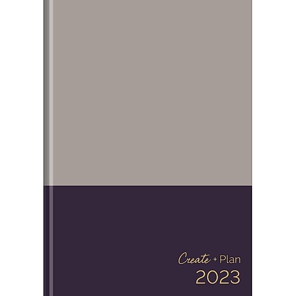 Buchkalender Create & Plan Greige 2023