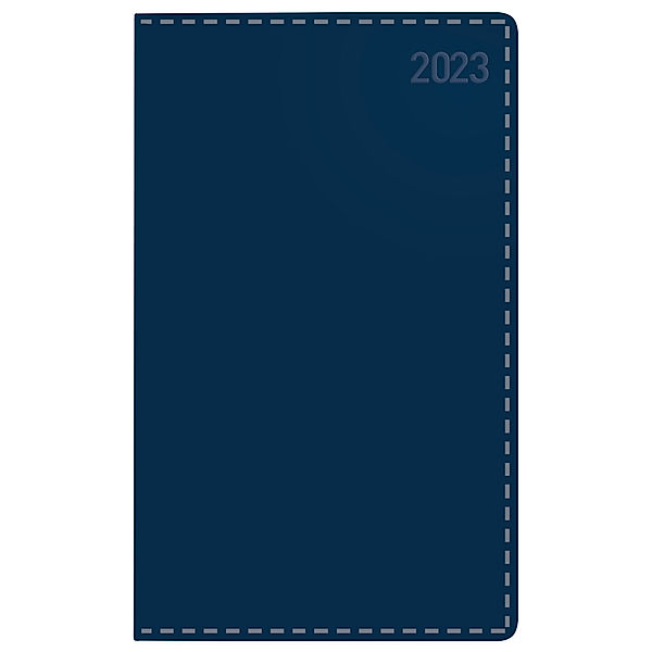 Buchkalender Daily Timer Compact Tizio dunkelblau 2023