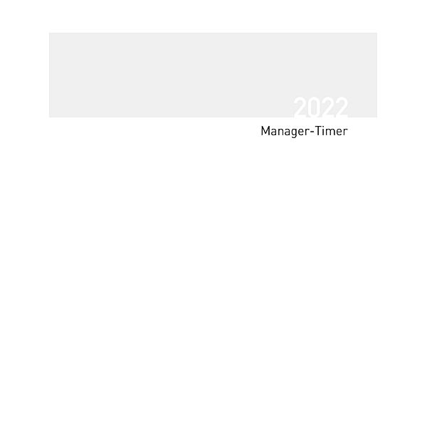 Buchkalender Manager-Timer Einlage 2022