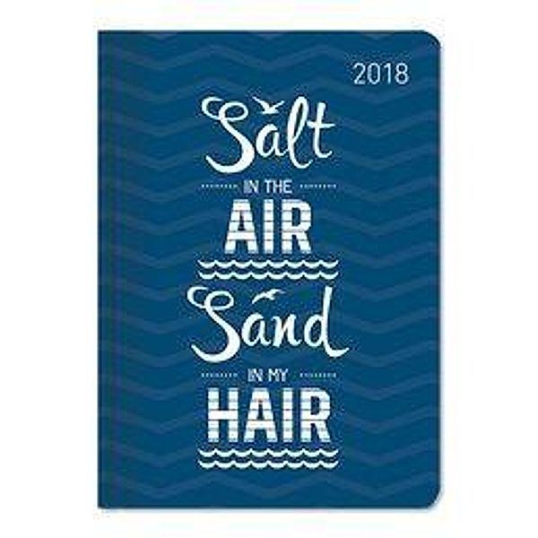 Buchkalender Mini Style Salty Air 2018, ALPHA EDITION