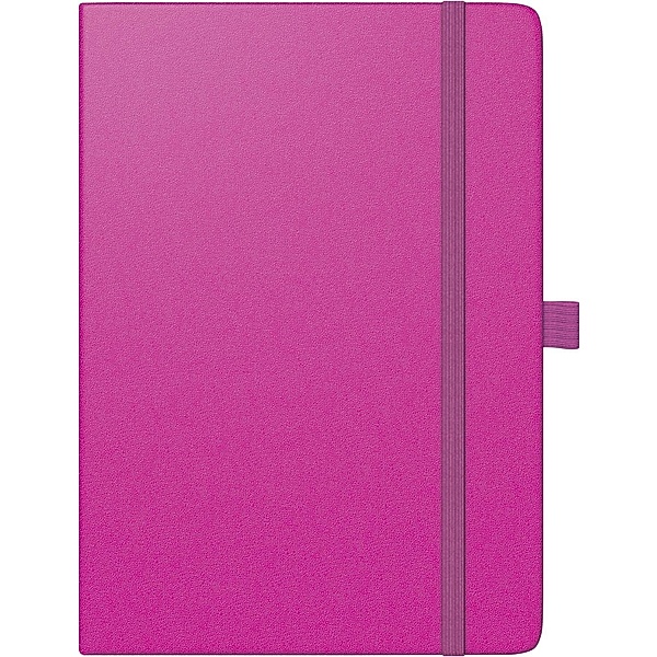 Buchkalender Modell 791, Kompagnon  A5, 2021, Baladek-Einband pink