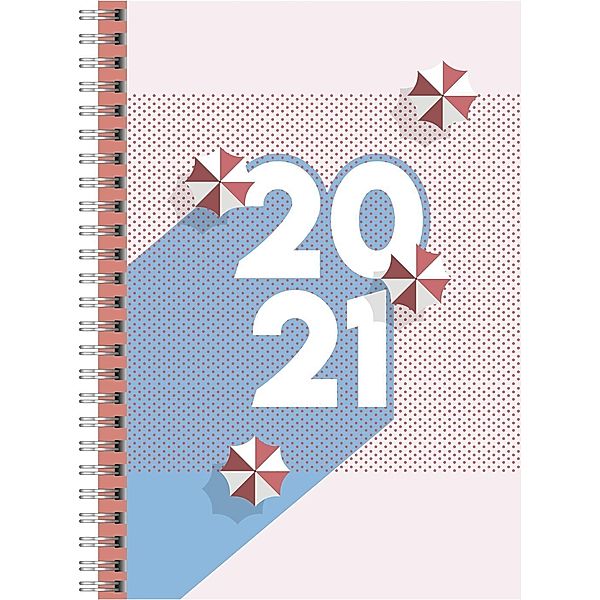 Buchkalender Modell Timing 1 Summer, A5, 2021