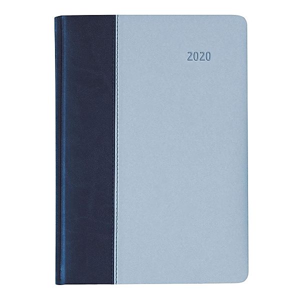 Buchkalender Premium Air blau-azur 2020, ALPHA EDITION