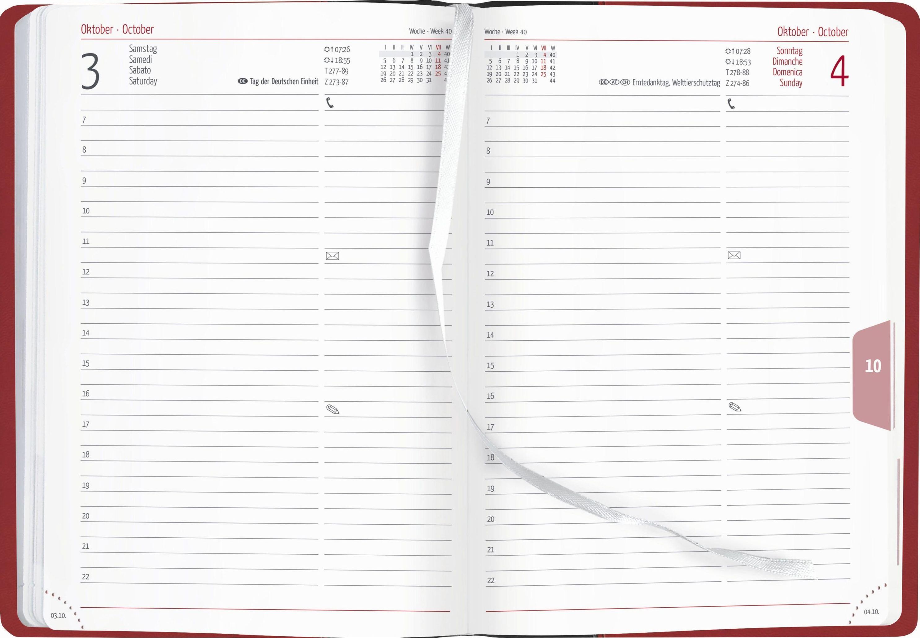 Buchkalender Premium Fire schwarz-rot 2023 - Büro-Kalender A5 - Cheftimer - 1  Tag 1 Seite - 416 Seiten - Tucson-Einband - Kalender bestellen