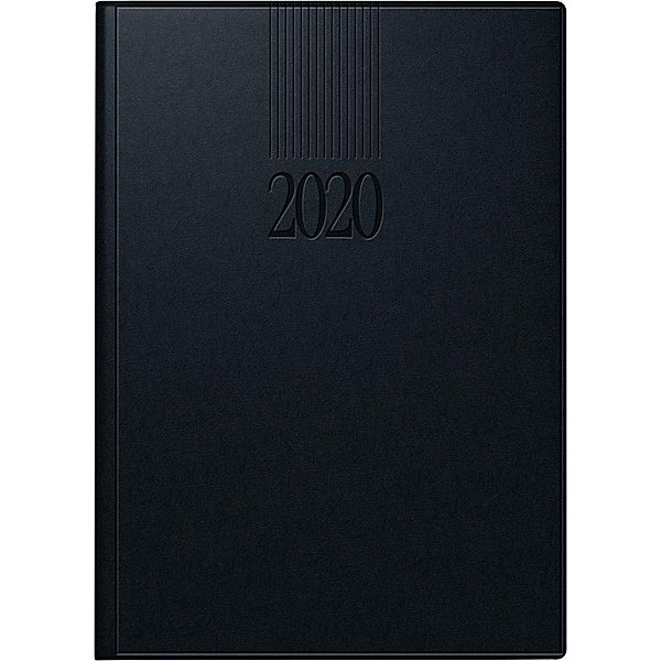 Buchkalender Roma 1 Balacron schwarz 2020