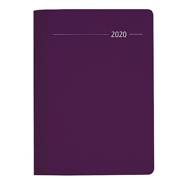 Buchkalender Silk Line Sapphire 2020, ALPHA EDITION