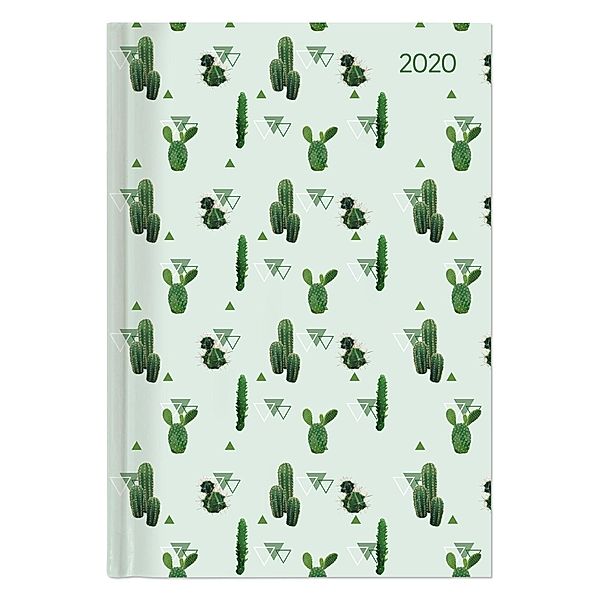 Buchkalender Style Cactus 2020, ALPHA EDITION