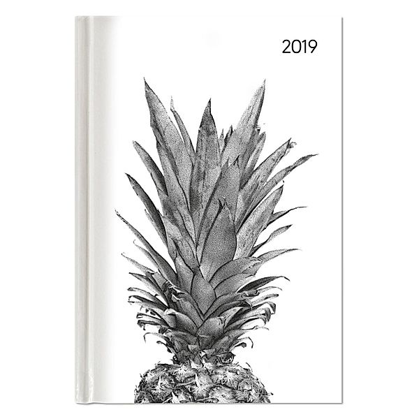 Buchkalender Style Pineapple 2019, ALPHA EDITION