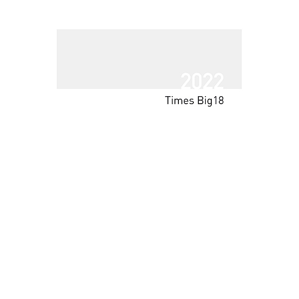 Buchkalender Times Big18 Einlage 2022