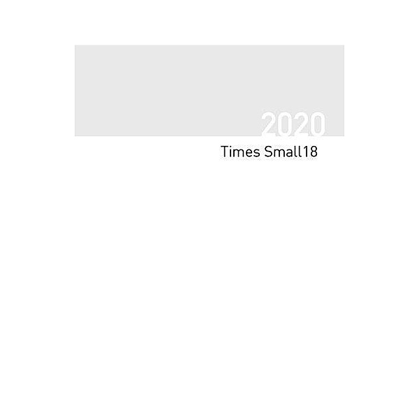 Buchkalender Times Small18 Einlage 2020