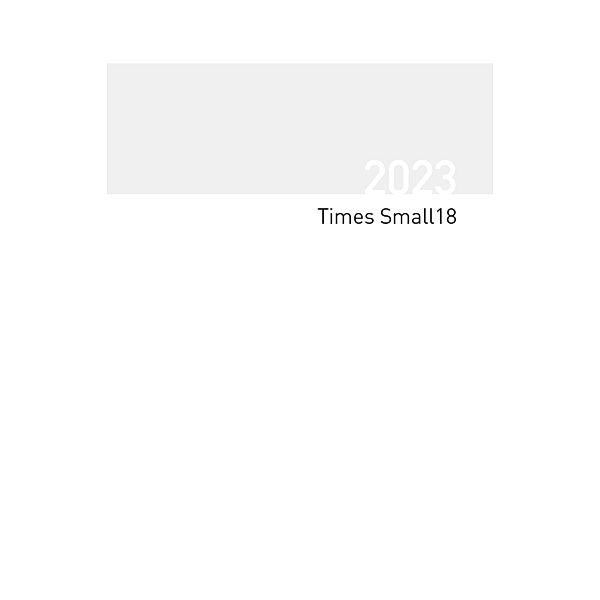 Buchkalender Times Small18 Einlage 2023