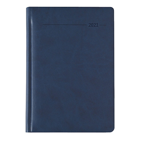 Buchkalender Tucson blau 2021