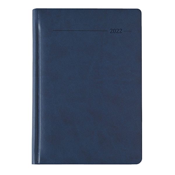 Buchkalender Tucson blau 2022