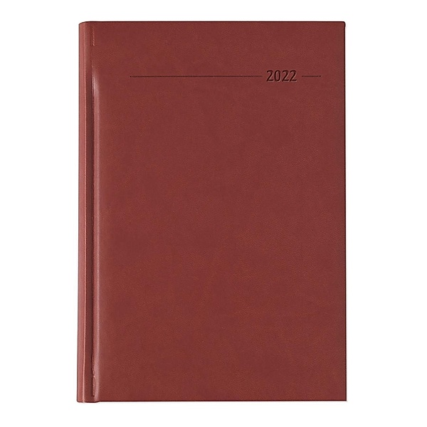 Buchkalender Tucson rot 2022