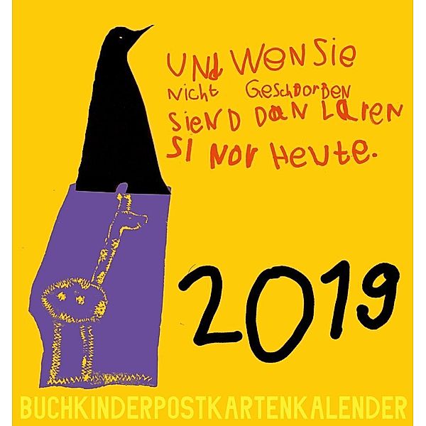 Buchkinder-Postkartenkalender 2019