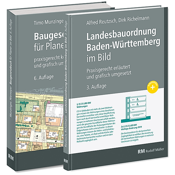 Buchpaket: Baugesetzbuch für Planer im Bild & Landesbauordnung Baden-Württemberg im Bild, Timo Munzinger, Eva Maria Niemeyer, Alfred Reutzsch, Dirk Richelmann