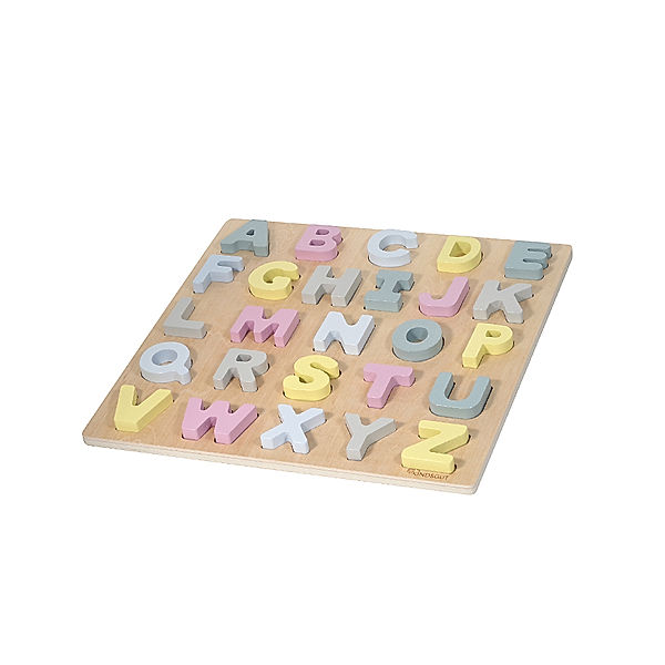 Kindsgut Buchstaben-Puzzle HANNA 27-teilig aus Holz