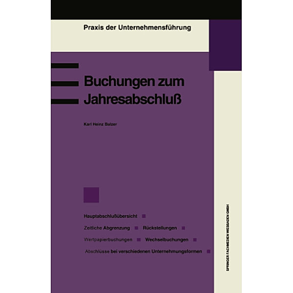 Buchungen zum Jahresabschluß, Karlheinz Balzer