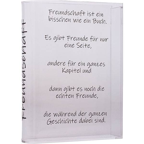 Buchvase Freundschaft