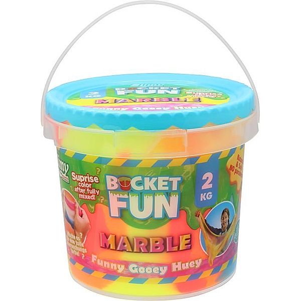 Bucket Fun, 2 kg Schleim Marble, Original Slimy