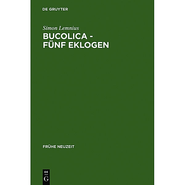 Bucolica, Fünf Eklogen, Simon Lemnius