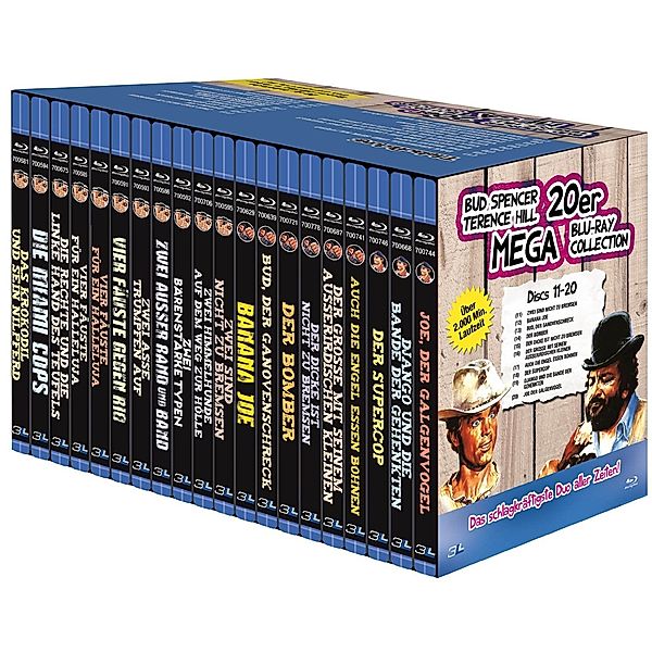 Bud Spencer & Terence Hill - 20er Mega Blu-ray Collection, Bud & Hill,Terence Spencer