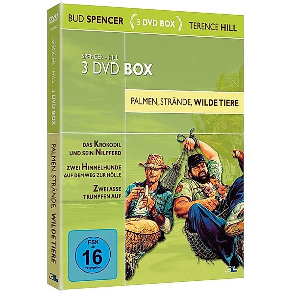 Bud Spencer & Terence Hill 3 DVD Box - Palmen, Strände, wilde Tiere, Bud & Hill,Terence Spencer