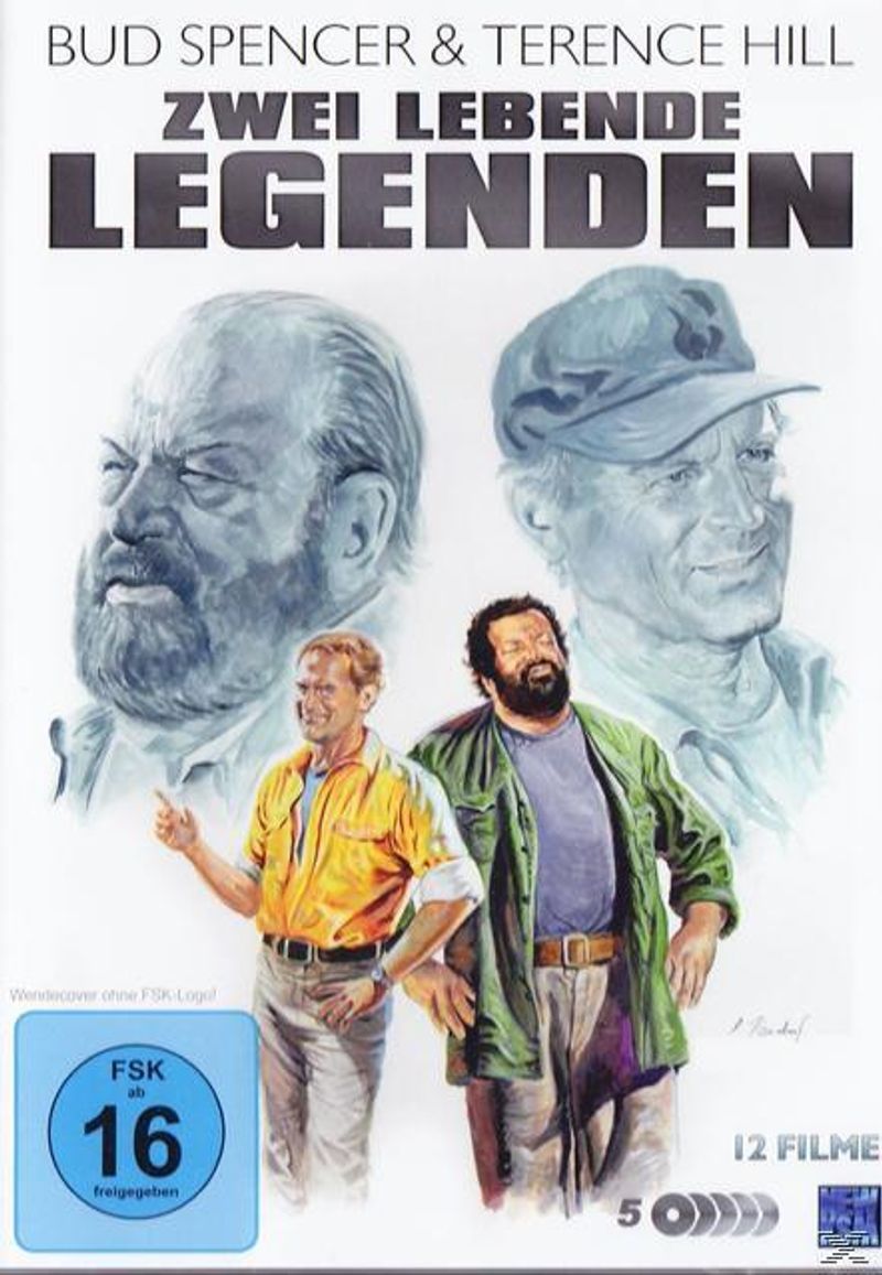 Terence Hill & Bud (Freibeuter Der Meere/Karthago In Flammen/Der  Sizilianer/Blaue Bohnen für ein Halleluja/Der Teufel kennt kein Halleluja)  [Alemania]